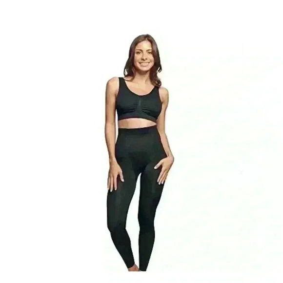 GENIE WOMEN'S HIGH WAIST SEAMLESS SLIM AND TONE LEGGINGS - Picture 1 of 8
